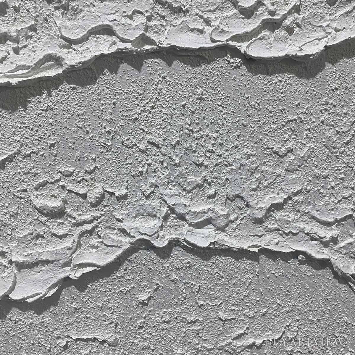 BUYARTVIEW White Textured Waves Diptych – Textured Abstract Painting Set of 2, Vertical - image 6