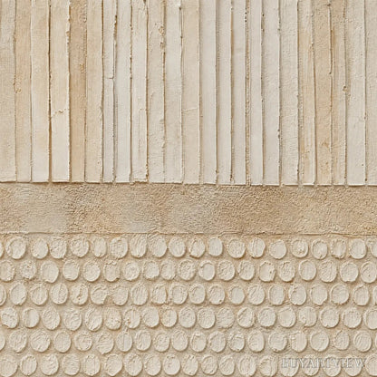 BUYARTVIEW Earthen Rhythm – Vertical Wabi-Sabi Textured Abstract - image 3