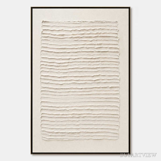 BUYARTVIEW Strata – Textured Wabi-Sabi Minimalist Abstract Painting - image 1