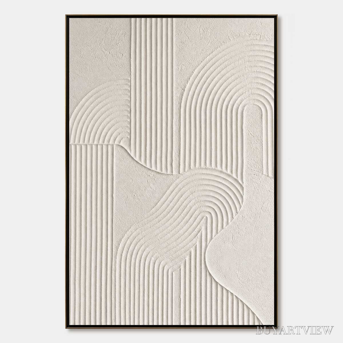 BUYARTVIEW Zenith – Textured Wabi Sabi Minimalist Abstract Painting - image 1