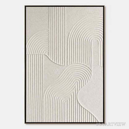 BUYARTVIEW Zenith – Textured Wabi Sabi Minimalist Abstract Painting - image 1