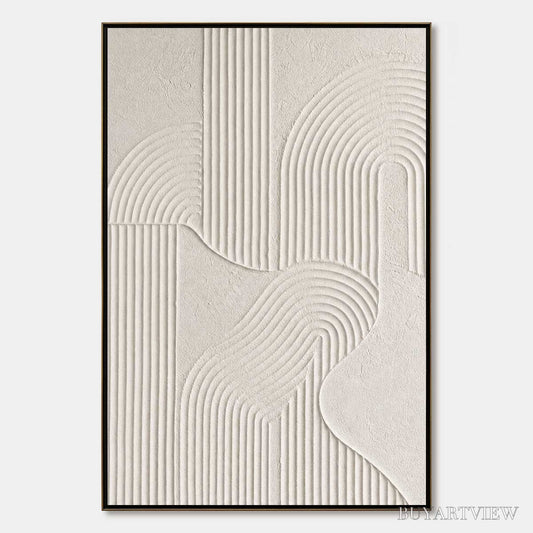 BUYARTVIEW Zenith – Textured Wabi Sabi Minimalist Abstract Painting - image 1