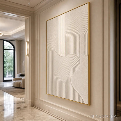 BUYARTVIEW Zenith – Textured Wabi Sabi Minimalist Abstract Painting - image 5