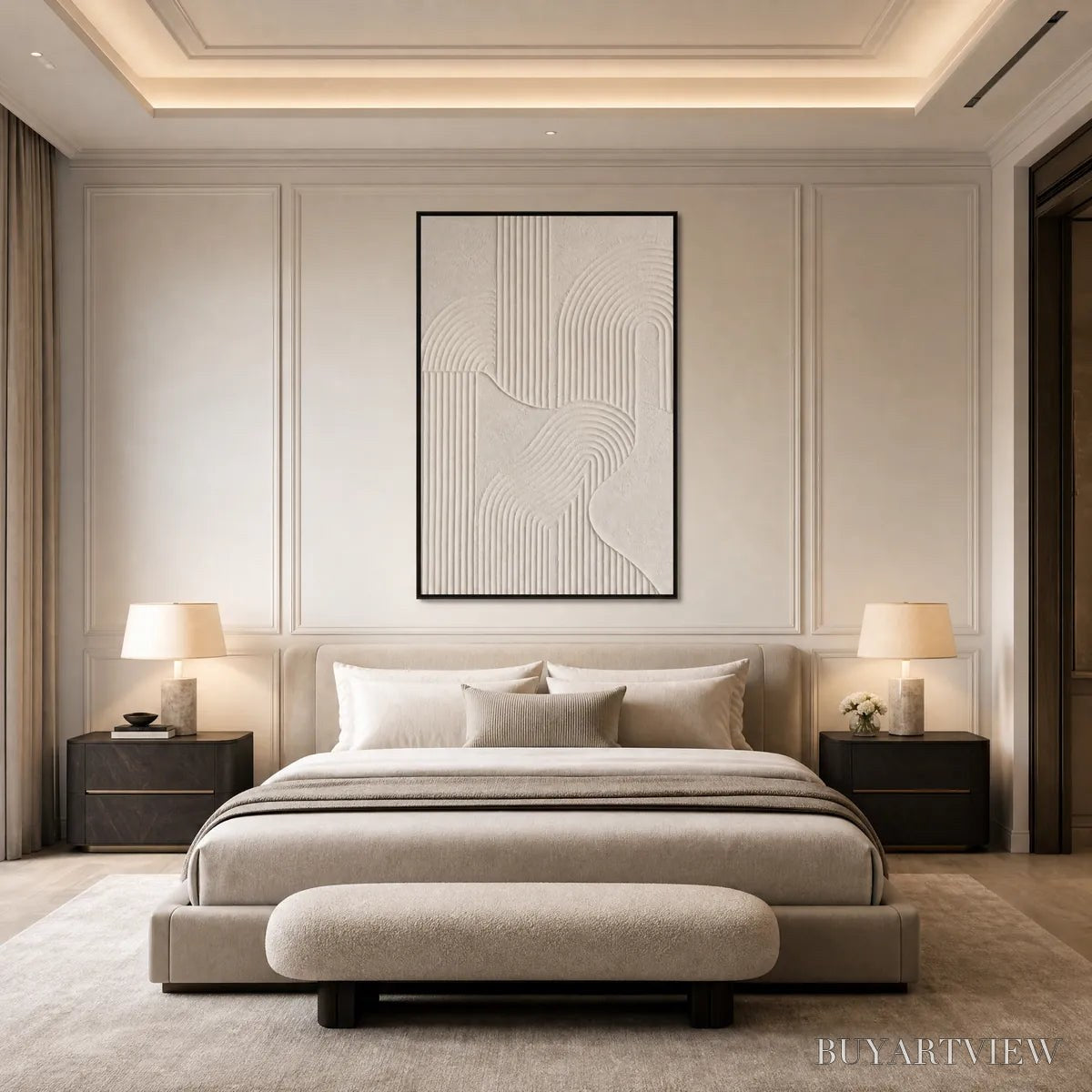 BUYARTVIEW Zenith – Textured Wabi Sabi Minimalist Abstract Painting - image 6