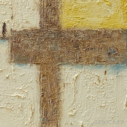 BUYARTVIEW Juncture – Textured Wabi Sabi Abstract Oil Painting for Walls - image 3