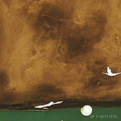 BUYARTVIEW Sojourn – Wabi Sabi Impasto Painting of an Avian Journey - image 5