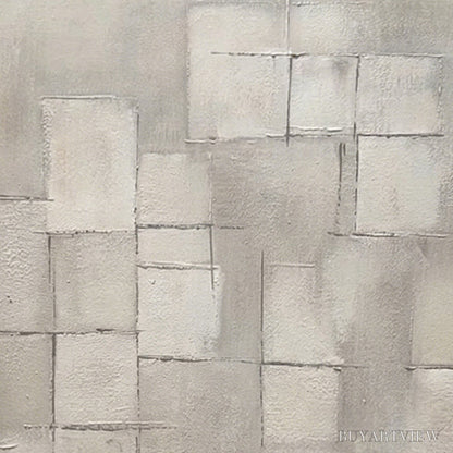 BUYARTVIEW Foundations – Textured Minimalist Geometric Abstract Painting - image 3
