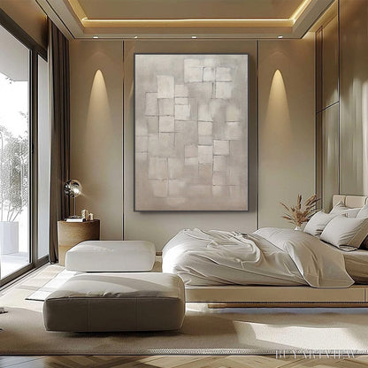 BUYARTVIEW Foundations – Textured Minimalist Geometric Abstract Painting - image 6