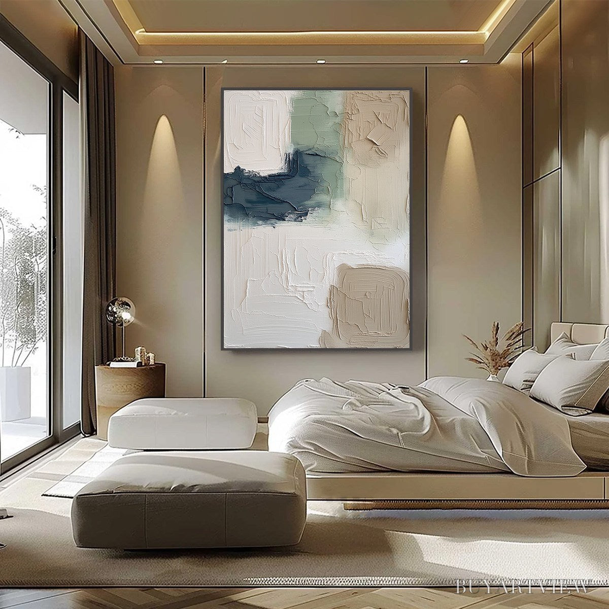 BUYARTVIEW Terra Firma – Textured Wabi-Sabi Abstract in Earth Tones - image 6