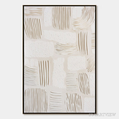 BUYARTVIEW Scriptures – Textured Wabi-Sabi Abstract Canvas Art - image 1
