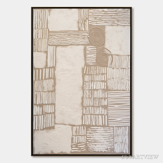 BUYARTVIEW Terra Forma – Large Textured Wabi Sabi Abstract Painting - image 1
