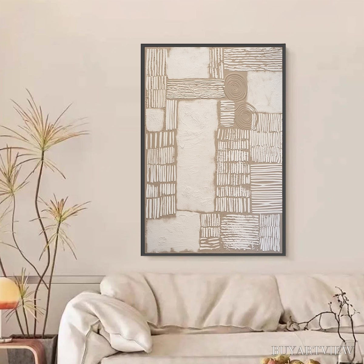 BUYARTVIEW Terra Forma – Large Textured Wabi Sabi Abstract Painting - image 4