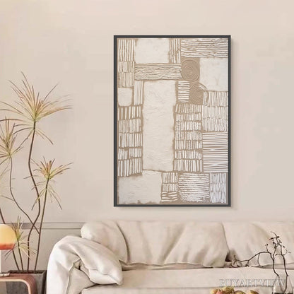 BUYARTVIEW Terra Forma – Large Textured Wabi Sabi Abstract Painting - image 4