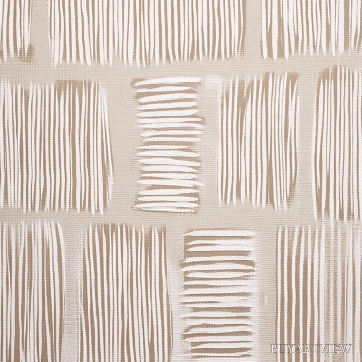 BUYARTVIEW Woven Paths – Textured Wabi Sabi Abstract Painting in Neutral Tones - image 5