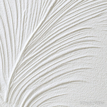 BUYARTVIEW Plume – Textured Minimalist Wabi Sabi Feather Painting - image 5