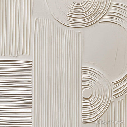 BUYARTVIEW Sculpted Serenity – Textured Beige Minimalist Wabi Sabi - image 5