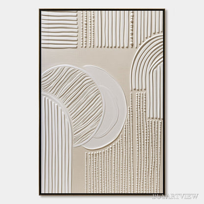 BUYARTVIEW Sculpted Serenity – Textured Minimalist Abstract - image 1