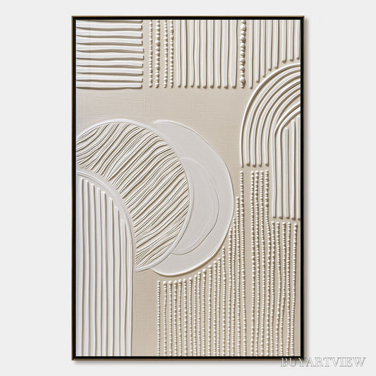 BUYARTVIEW Sculpted Serenity – Textured Minimalist Abstract - image 1