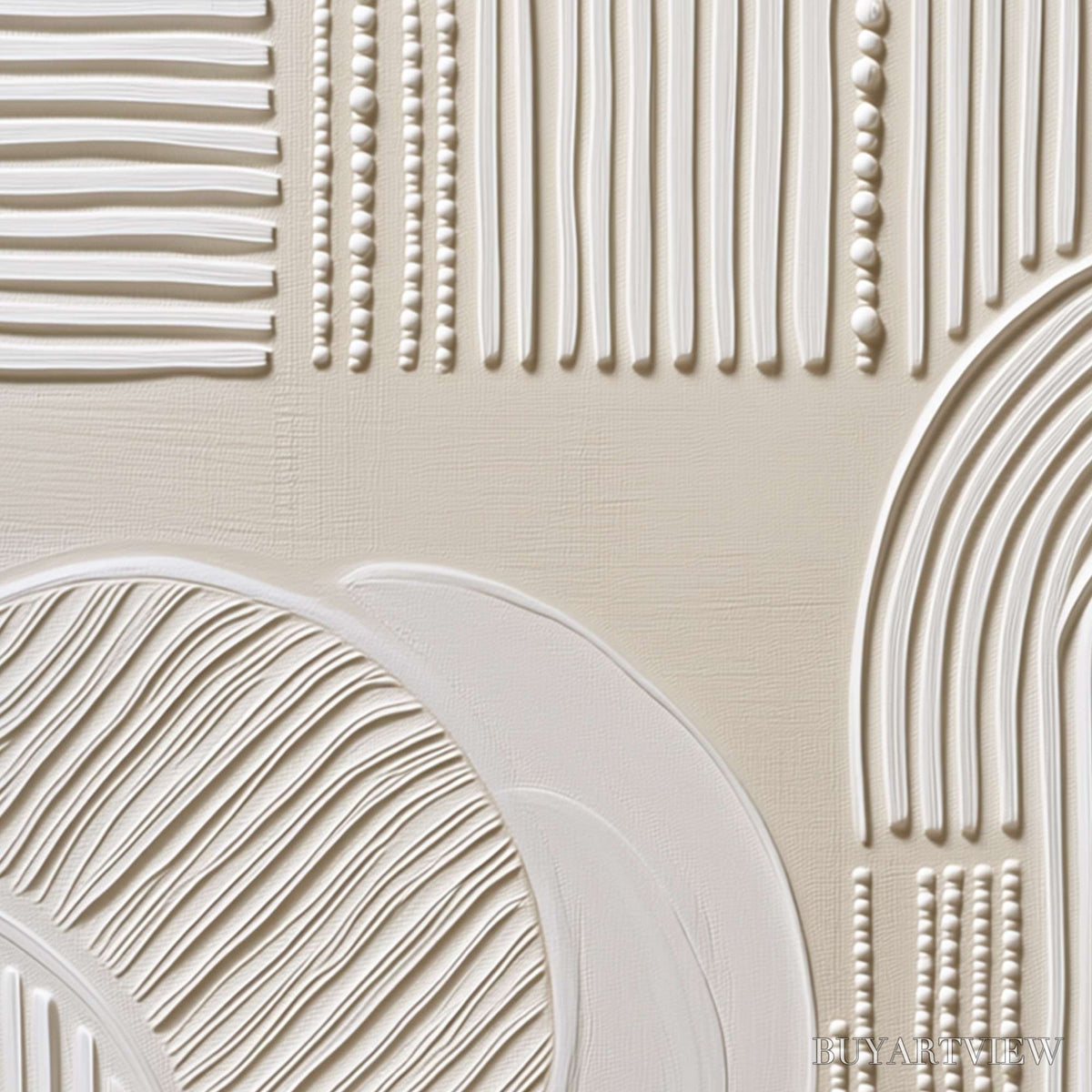 BUYARTVIEW Sculpted Serenity – Textured Minimalist Abstract - image 3