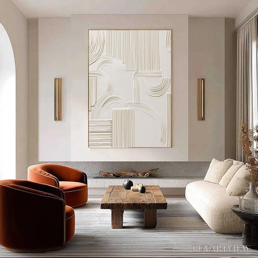BUYARTVIEW Echoes in Silence – Textured Wabi-Sabi Minimalist Abstract - image 2