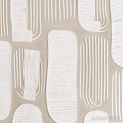 BUYARTVIEW Quiet Rhythms – Textured Wabi Sabi Abstract Painting in Neutral Tones - image 3