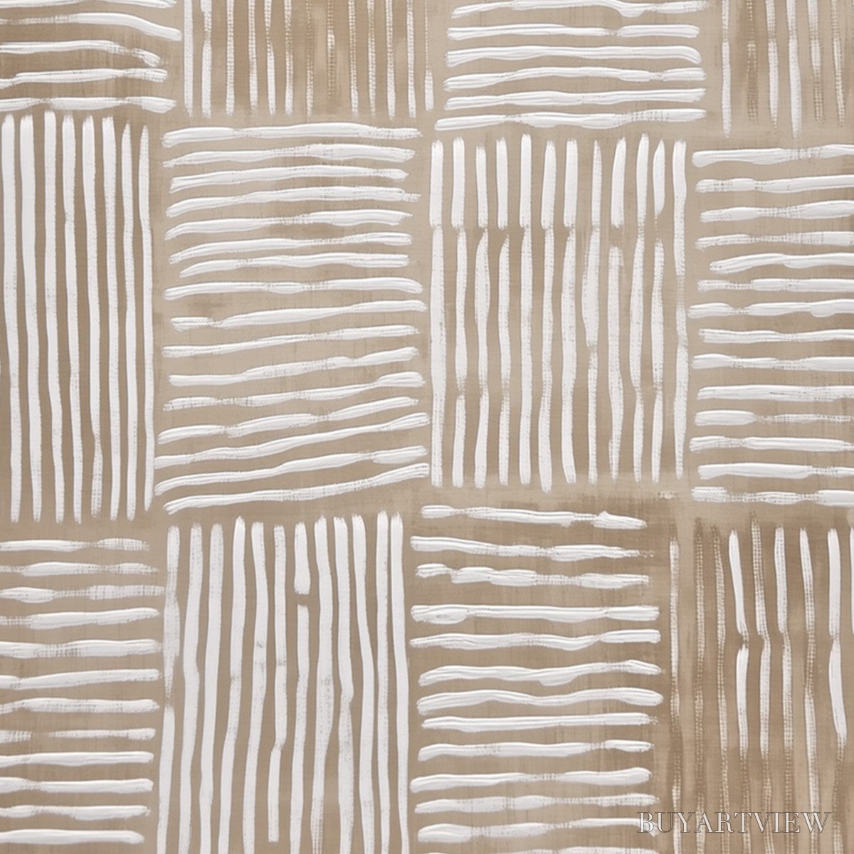 BUYARTVIEW Woven Rhythm – Textured Wabi Sabi Abstract - image 5