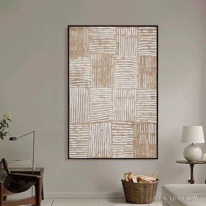 BUYARTVIEW Woven Rhythm – Textured Wabi Sabi Abstract - image 6