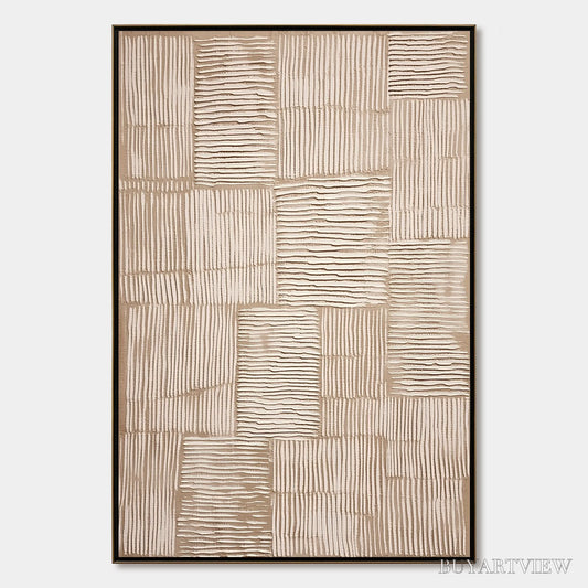 BUYARTVIEW Terra Weave – Heavy Textured Minimalist Wabi Sabi - image 1