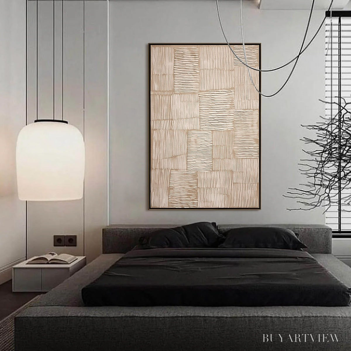 BUYARTVIEW Terra Weave – Heavy Textured Minimalist Wabi Sabi - image 4