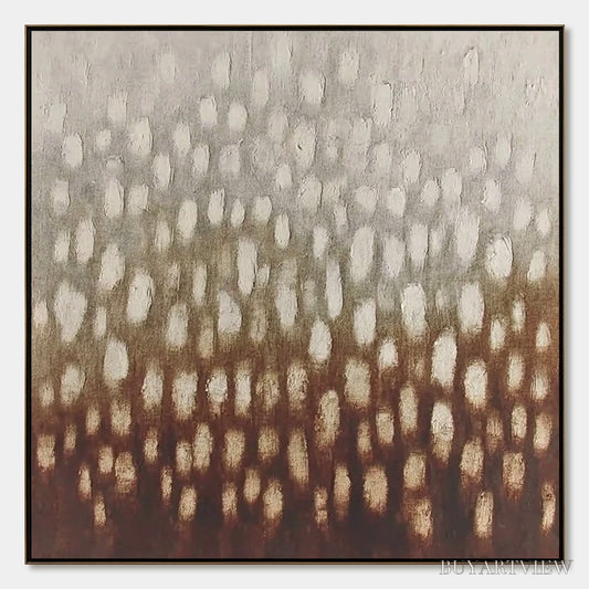 BUYARTVIEW Earth'S Whisper – Textured Wabi Sabi Abstract Art in Earth Tones - image 1