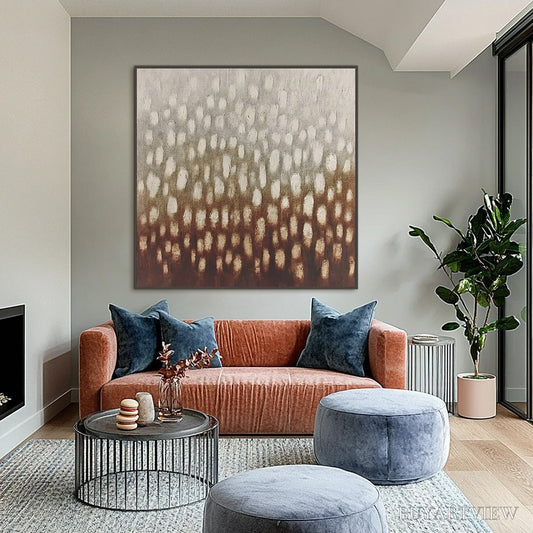 BUYARTVIEW Earth'S Whisper – Textured Wabi Sabi Abstract Art in Earth Tones - image 2