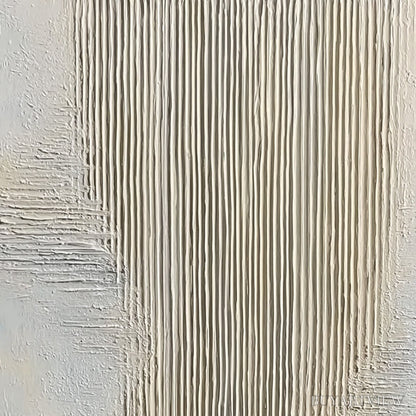 BUYARTVIEW Serene Stria – Wabi Sabi Textured Vertical Abstract Painting - image 3
