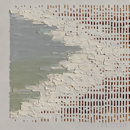 BUYARTVIEW Coastal Rhythm – Textured Wabi Sabi Abstract Horizontal - image 3