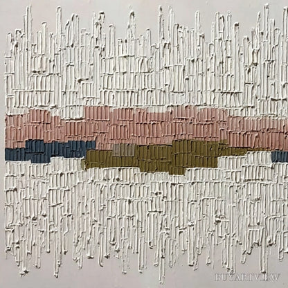 BUYARTVIEW Strata – Wabi Sabi Textured Abstract Horizontal - image 3