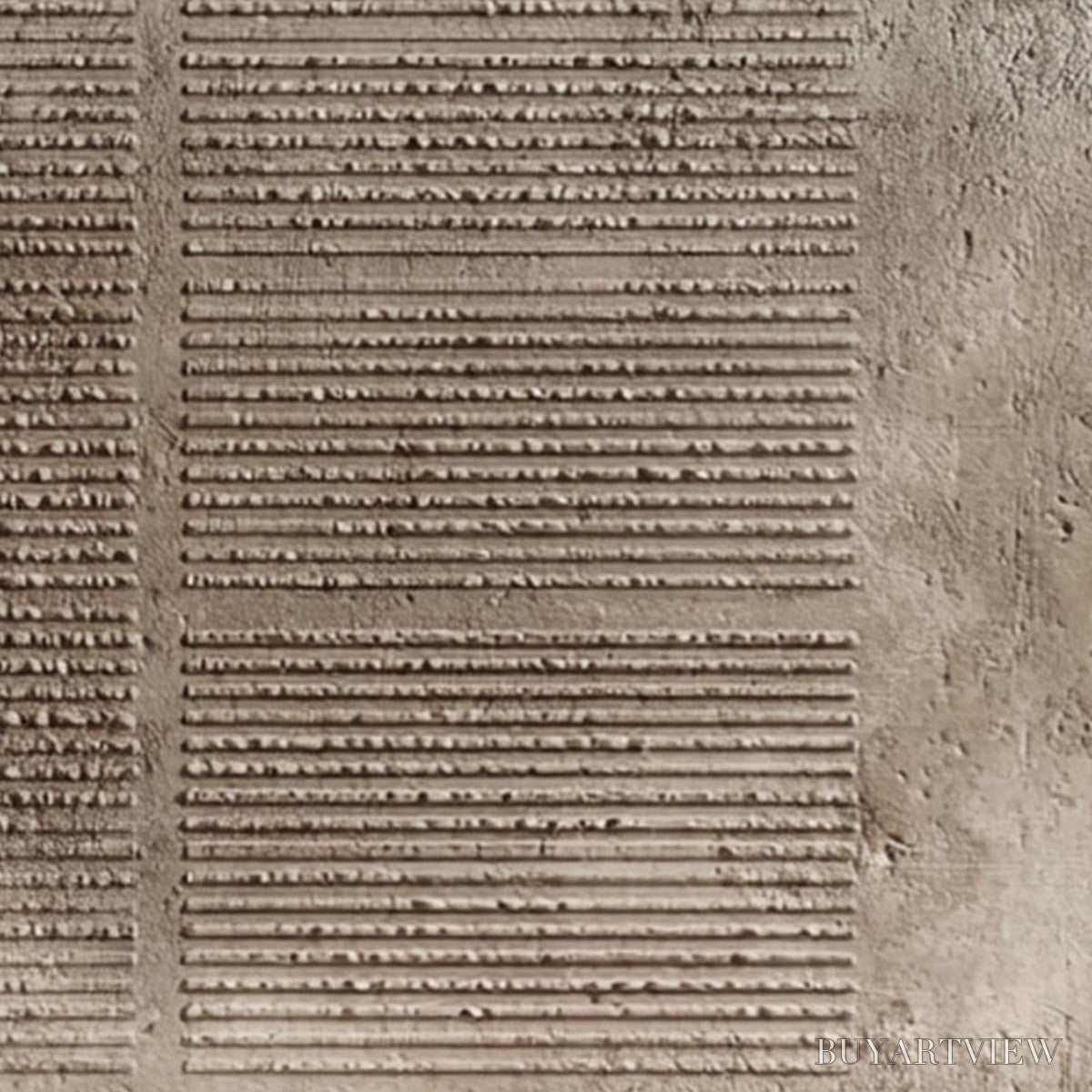 BUYARTVIEW Earthen Tablet – Textured Wabi Sabi Minimalist Abstract Painting - image 3