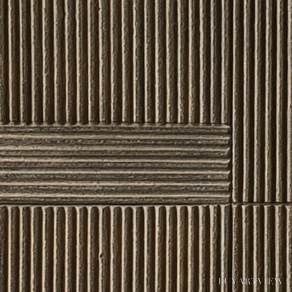 BUYARTVIEW Silent Cadence – Square Textured Wabi-Sabi Abstract - image 5