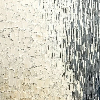 BUYARTVIEW Static Flow – Heavy Texture Wabi Sabi Abstract Painting - image 3