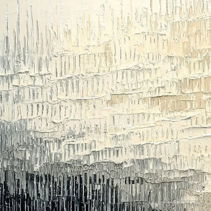 BUYARTVIEW Static Flow – Heavy Texture Wabi Sabi Abstract Painting - image 5