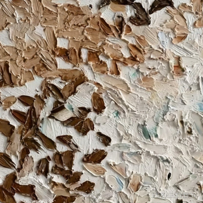 BUYARTVIEW Earth'S Mosaic – Textured Wabi Sabi Abstract Impasto Painting - image 5
