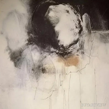 BUYARTVIEW Echoes of Silence – Large Vertical Wabi Sabi Abstract Painting - image 5