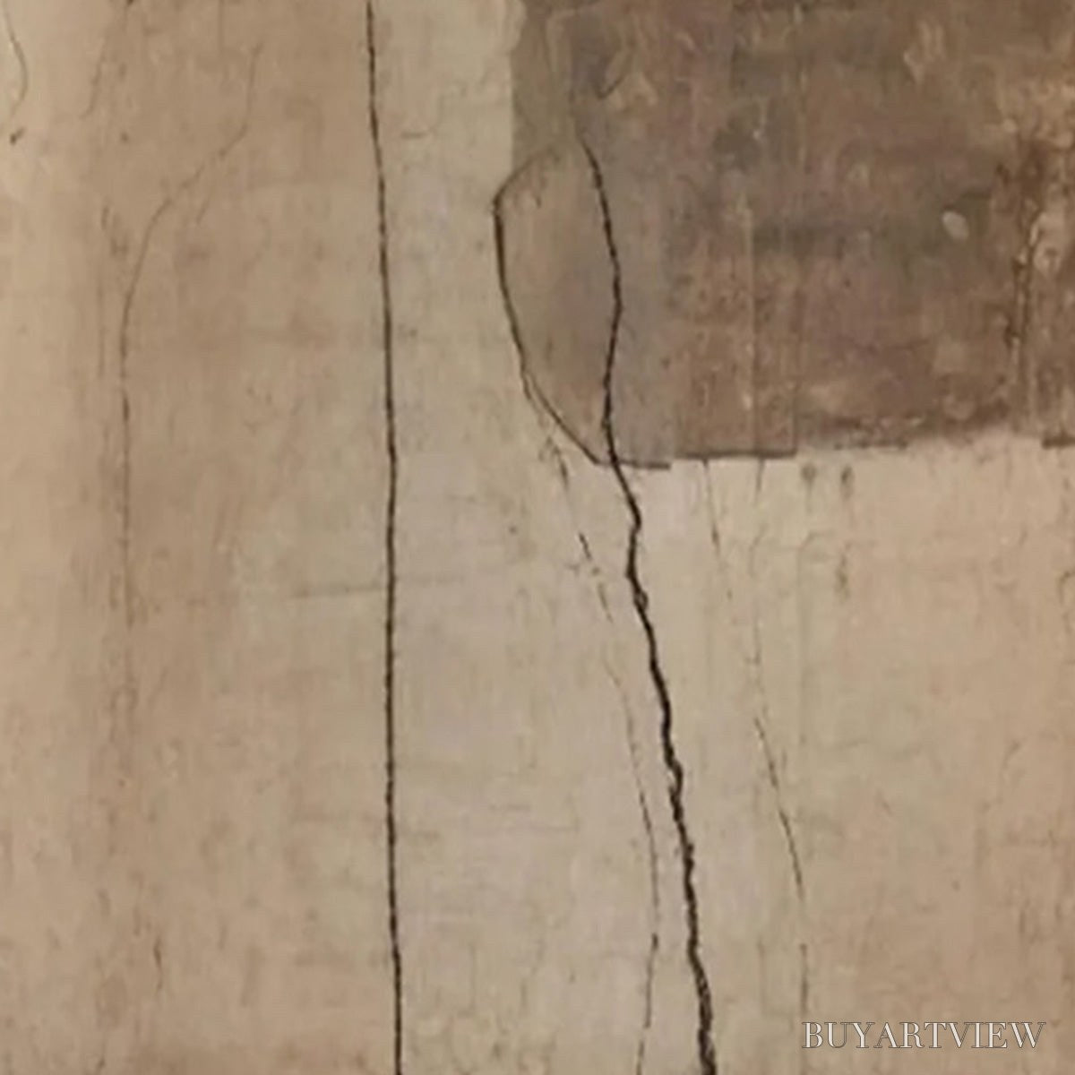 BUYARTVIEW Kintsugi Trace – Large Wabi Sabi Textured Abstract - image 3