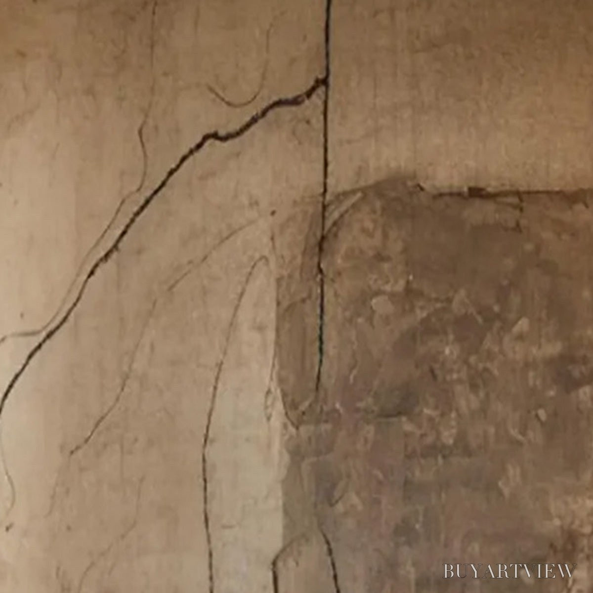 BUYARTVIEW Kintsugi Trace – Large Wabi Sabi Textured Abstract - image 5