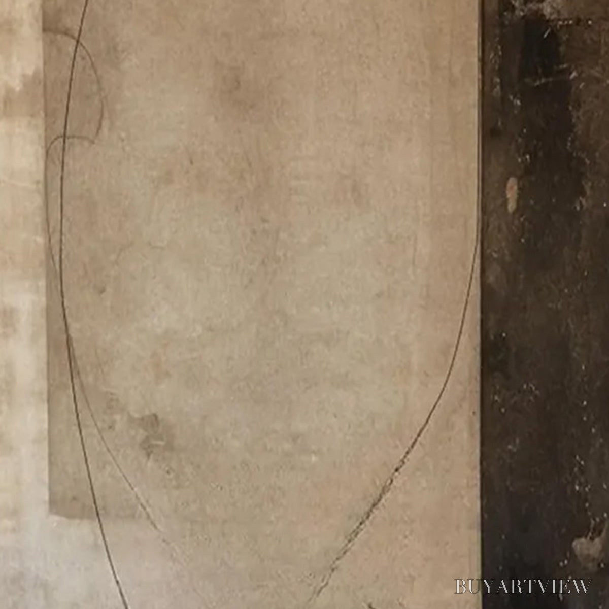 BUYARTVIEW Fragmented Memory – Wabi Sabi Style Textured Abstract Painting - image 3