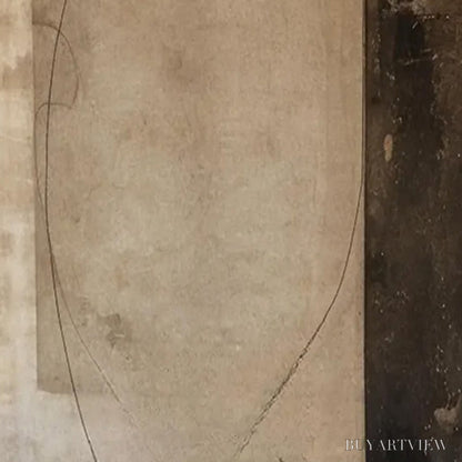 BUYARTVIEW Fragmented Memory – Wabi Sabi Style Textured Abstract Painting - image 3