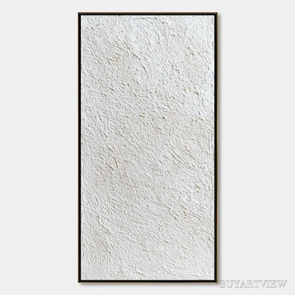 BUYARTVIEW Quiet Canvas – Textured Minimalist Wabi Sabi Painting - image 1
