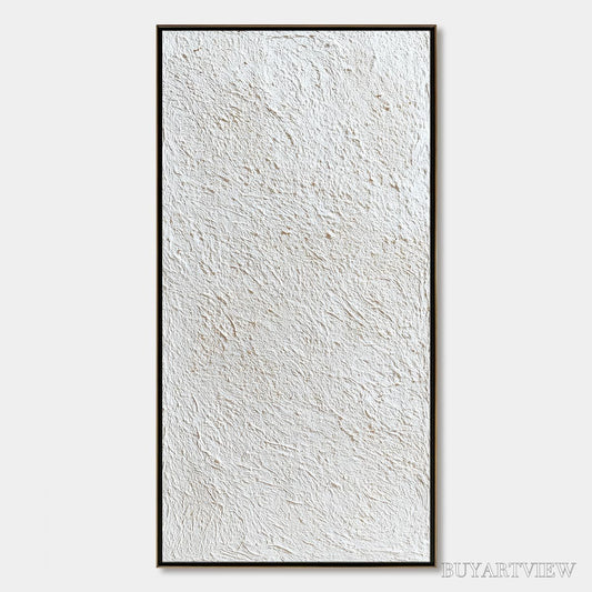 BUYARTVIEW Quiet Canvas – Textured Minimalist Wabi Sabi Painting - image 1