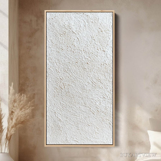 BUYARTVIEW Quiet Canvas – Textured Minimalist Wabi Sabi Painting - image 2
