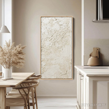 BUYARTVIEW Terra Alba – Textured Wabi Sabi Abstract Painting - image 4