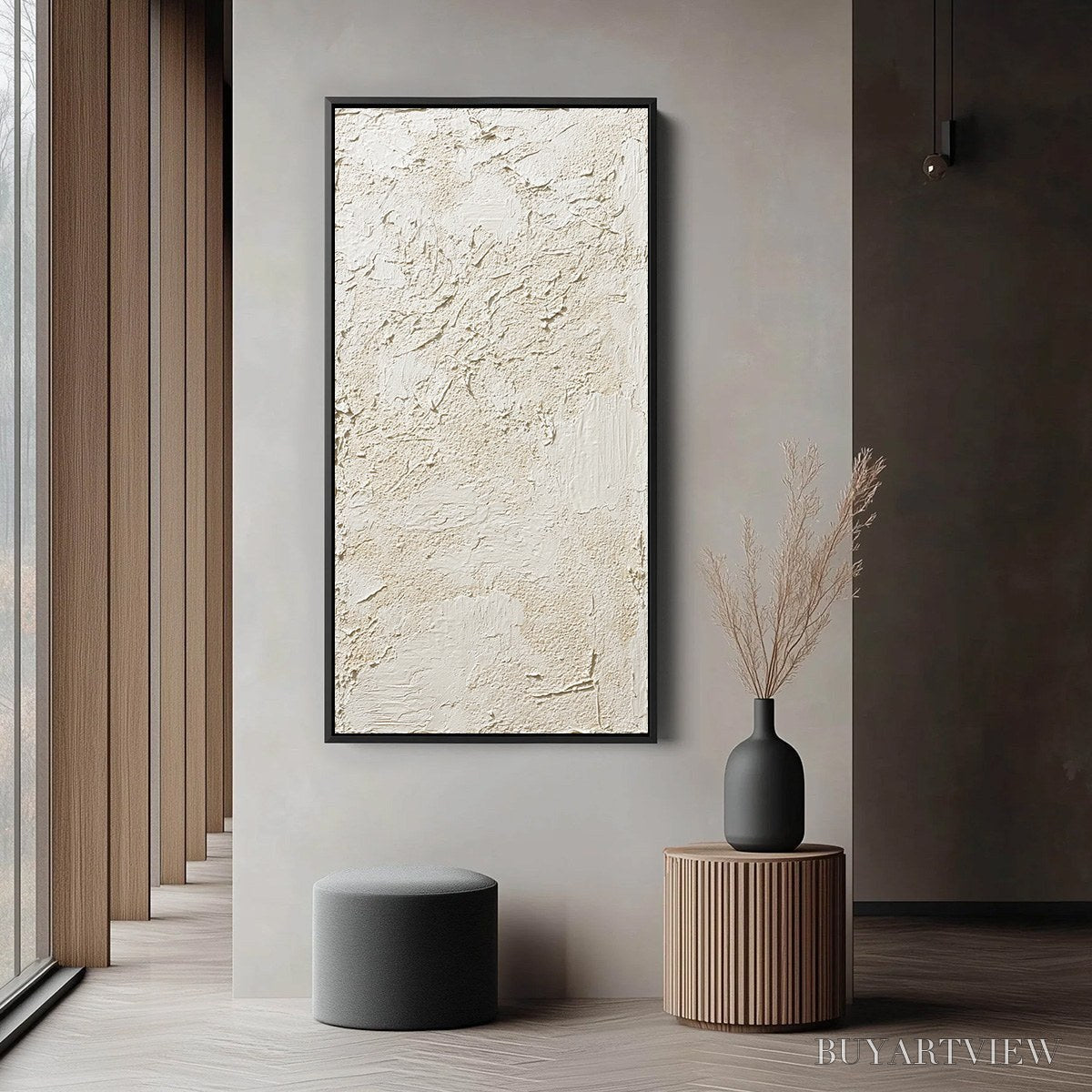BUYARTVIEW Terra Alba – Textured Wabi Sabi Abstract Painting - image 6