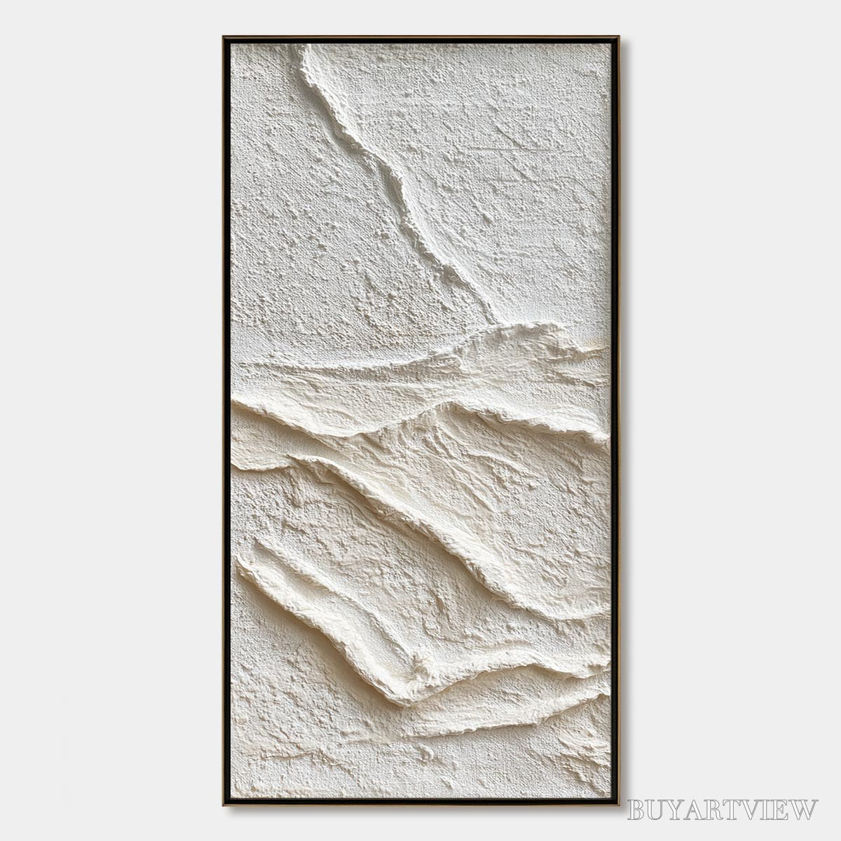 BUYARTVIEW Silent Strata – Wabi Sabi Textured Minimalist Abstract Painting - image 1